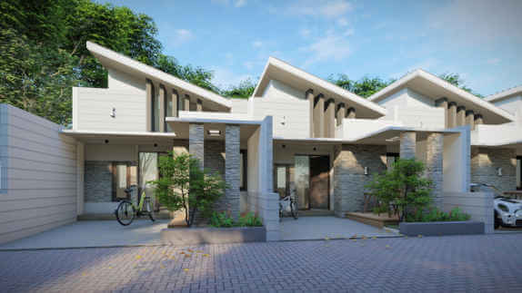 fasad rumah Puri Marifa Ngunut Ponorogo 2